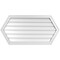Ekena Millwork Half Round Surface Mount PVC Gable Vent w/ 2"W x 1-1/2"P Brickmould Frame, 42"W x 21"H GVPHR42X2102SN - alternate 1